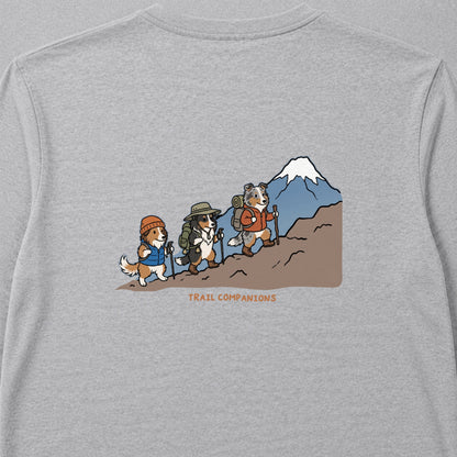 TRAIL COMPANIONS 登山犬ロングスリーブTシャツ｜バックプリント