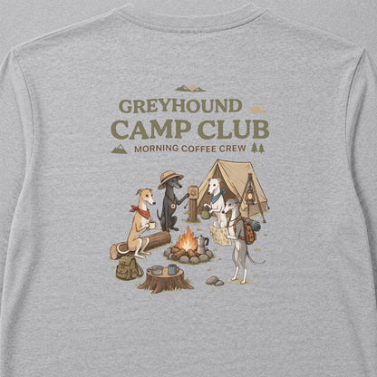 GREYHOUND CAMP CLUB グレイハウンド キャンプ バックプリント長袖Tシャツ