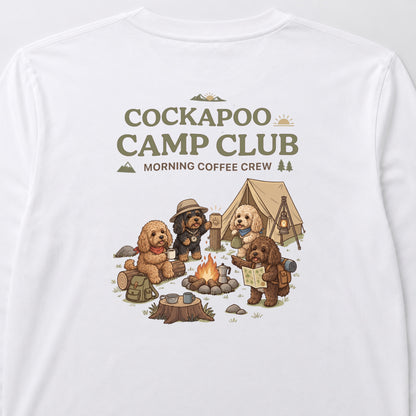 COCKAPOO CAMP CLUB コッカプー キャンプ バックプリント長袖Tシャツ