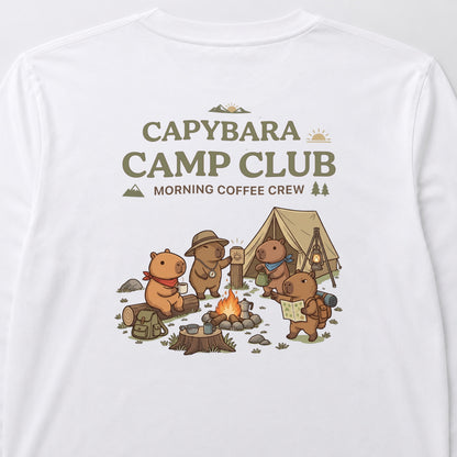 CAPYBARA CAMP CLUB カピバラ キャンプ バックプリント長袖Tシャツ