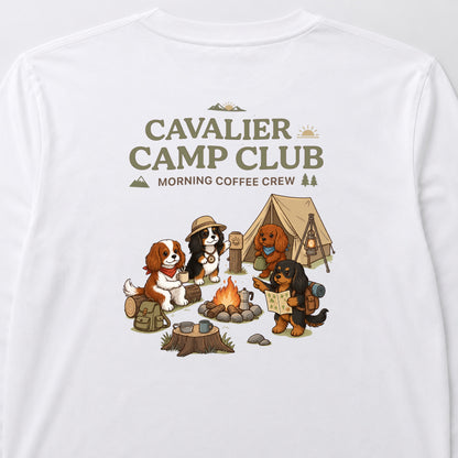 CAVALIER CAMP CLUB キャバリア キャンプ バックプリント長袖Tシャツ