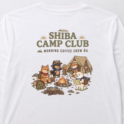 SHIBA CAMP CLUB 柴犬 ロングスリーブTシャツ ｜バックプリント