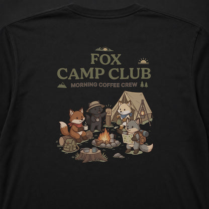 FOX CAMP CLUB キツネ キャンプ バックプリント長袖Tシャツ