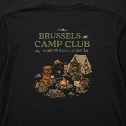 BRUSSELS CAMP CLUB ブリュッセルグリフォン キャンプ バックプリント長袖Tシャツ