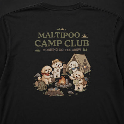 MALTIPOO CAMP CLUB マルプー キャンプ バックプリント長袖Tシャツ
