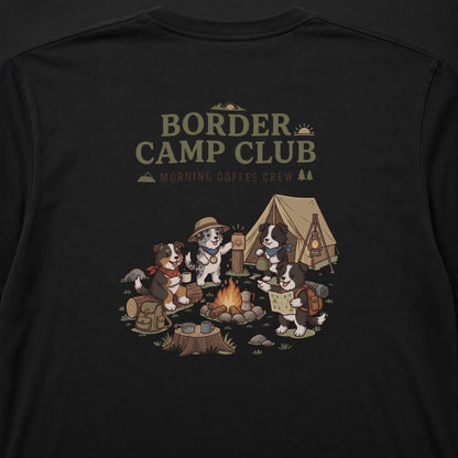 BORDER CAMP CLUB ボーダーコリー ロングスリーブTシャツ ｜バックプリント