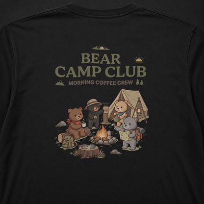 BEAR CAMP CLUB クマ キャンプ バックプリント長袖Tシャツ
