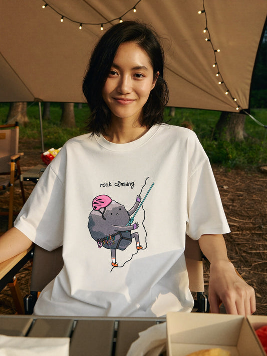 ロッククライミング&ハイキングTシャツ