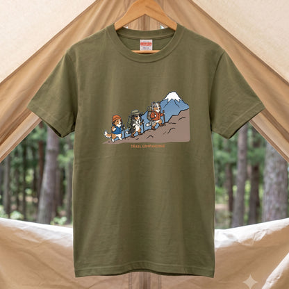 TRAIL COMPANIONS 登山犬Tシャツ