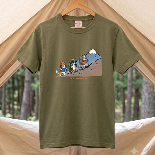 TRAIL COMPANIONS 登山犬Tシャツ