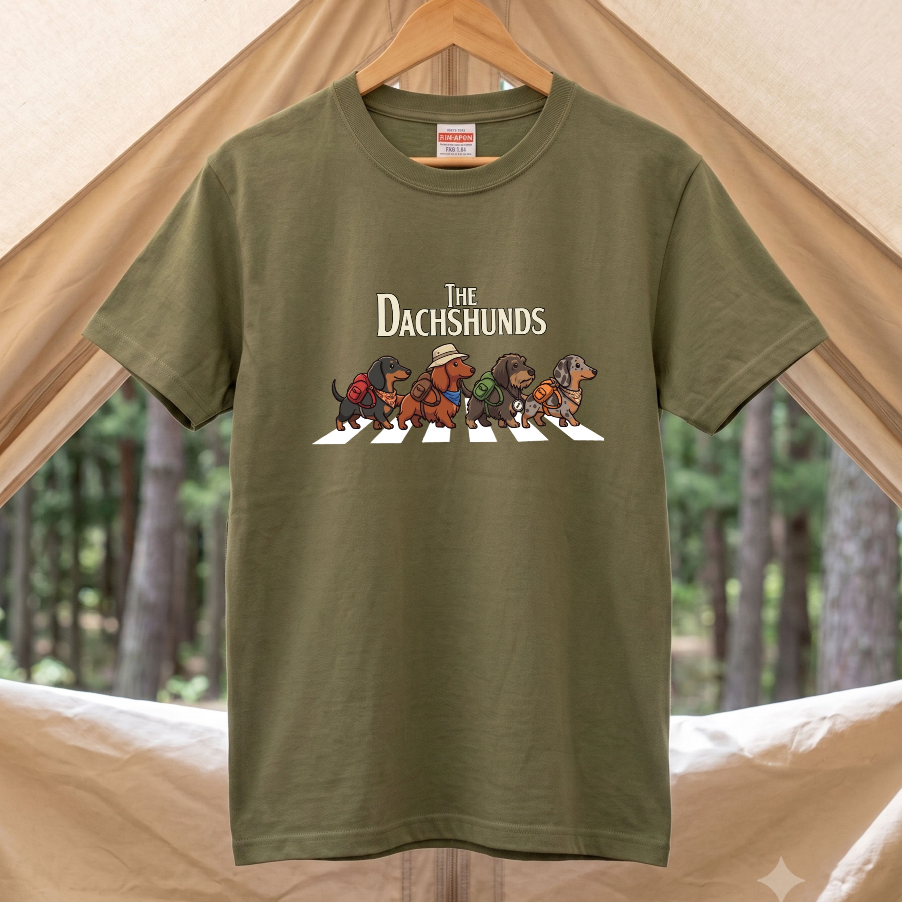 THE DACHSHUNDS | 横断歩道 ゆるかわ ダックスフンド キャンプ