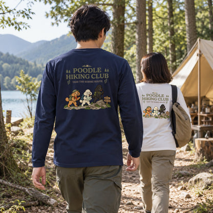 Poodle hiking club バックプリント