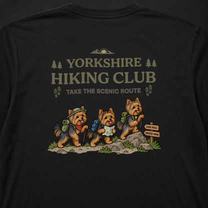 Yorkshire Terrier hiking club バックプリント