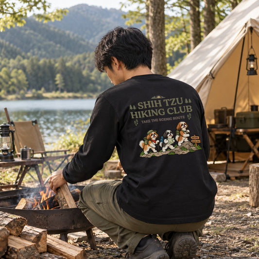 Shih Tzu hiking club バックプリント