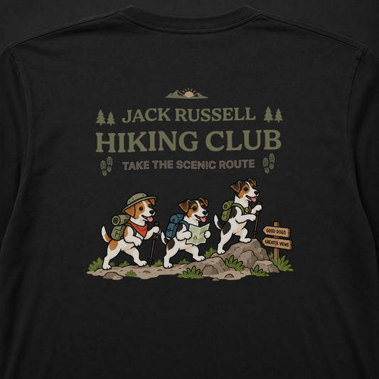 Jack Russell hiking club バックプリント