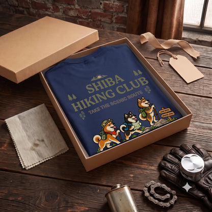 Shiba Inu hiking club バックプリント