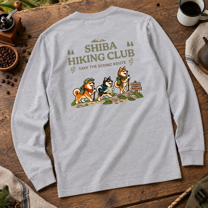 Shiba Inu hiking club バックプリント