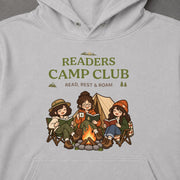 Readers Camp Club 読書キャンプ パーカー フーディ｜フロントプリント