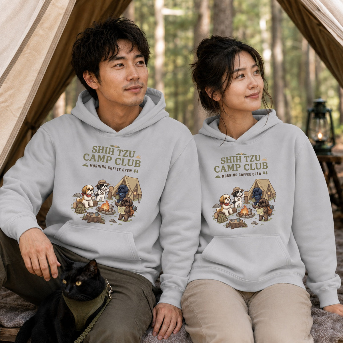 SHIH TZU CAMP CLUB シーズー キャンプパーカー