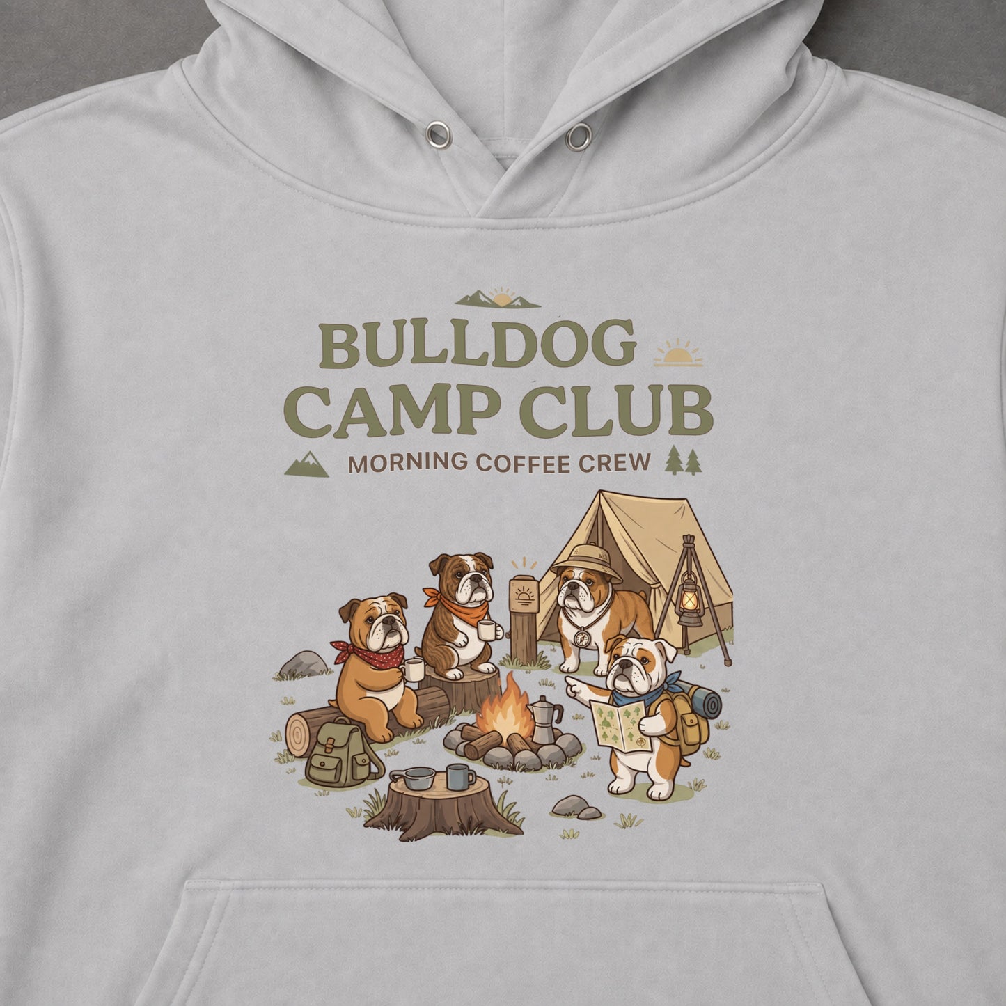BULLDOG CAMP CLUB ブルドッグ キャンプパーカー