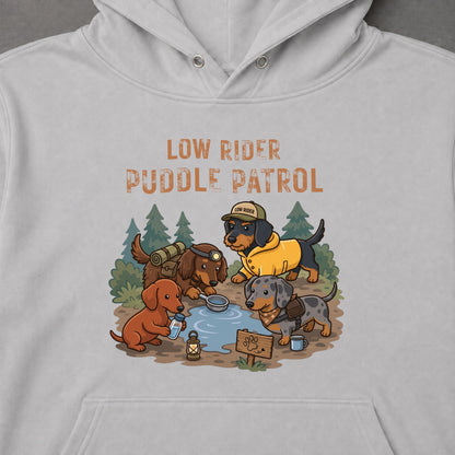 LOW RIDER PUDDLE PATROL ダックスフンドパーカー