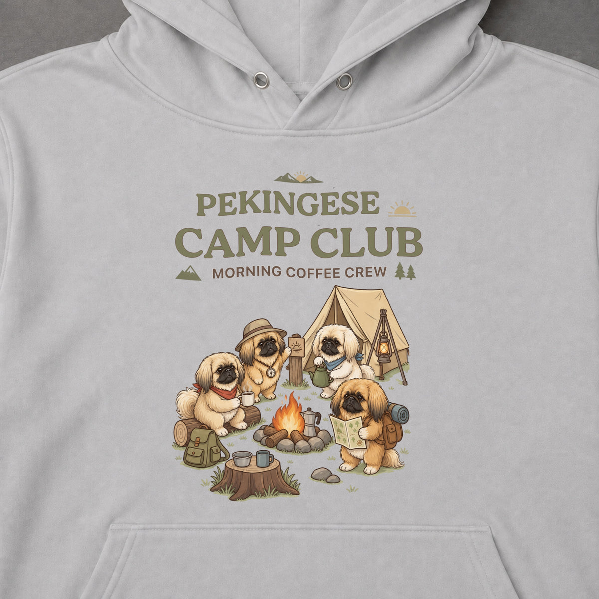 PEKINGESE CAMP CLUB ペキニーズ キャンプパーカー