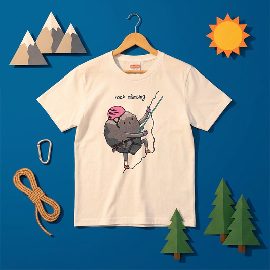 ロッククライミング＆ハイキングTシャツ