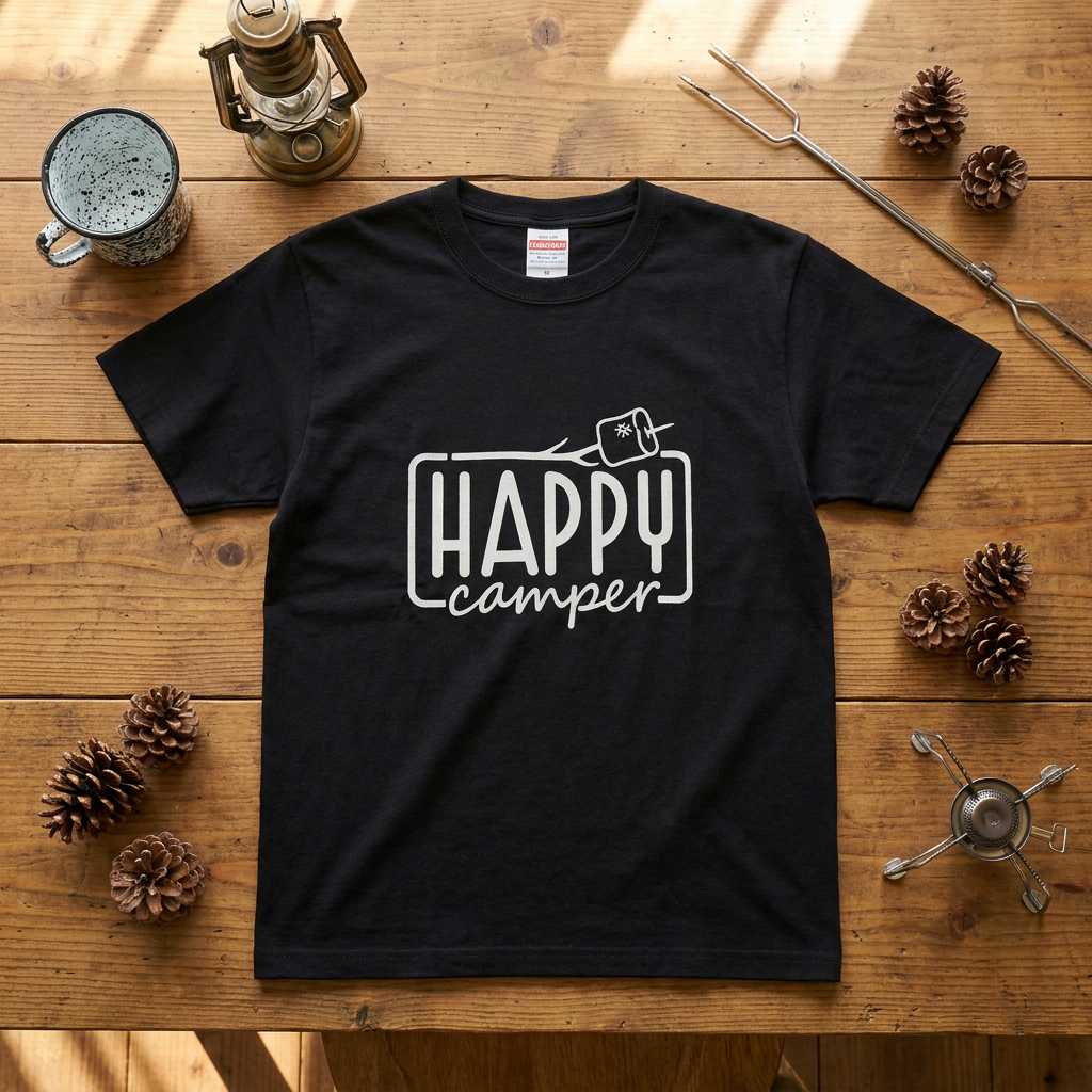 ハッピーキャンパーTシャツ