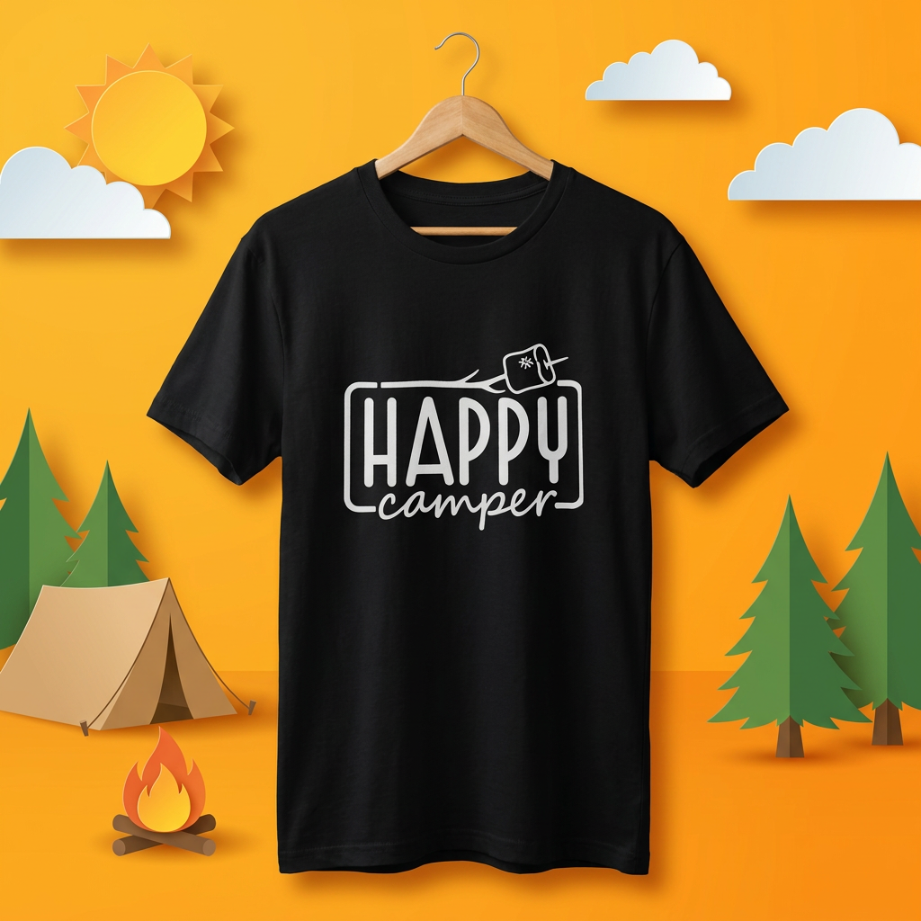 ハッピーキャンパーTシャツ