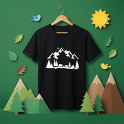 キャンプ・アウトドア・ネイチャー・キャンパーTシャツ