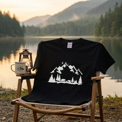 キャンプ・アウトドア・ネイチャー・キャンパーTシャツ
