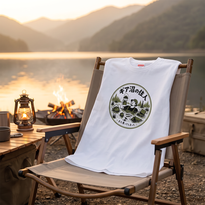 ギア沼の住人 おもしろキャンプTシャツ｜CAMPMODE