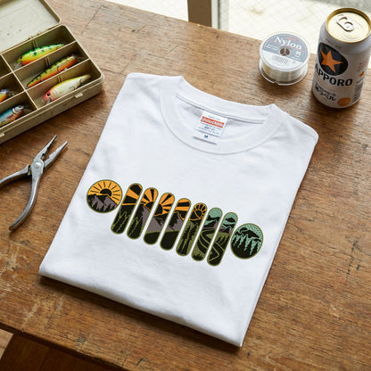 アウトドア Tシャツ キャンプ 登山 山 レトロ 自然 イラスト メンズ レディース おしゃれ 人気