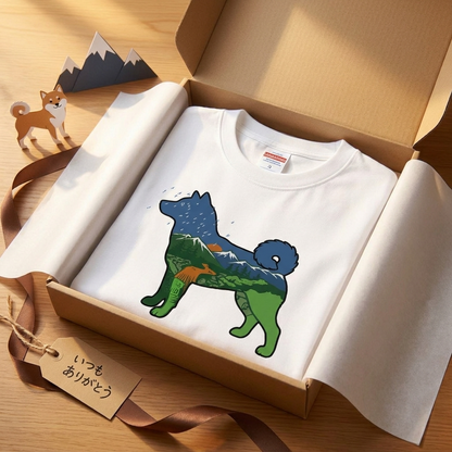 犬好き・キャンプ愛好者必見！柴犬デザインTシャツ | CAMPMODE