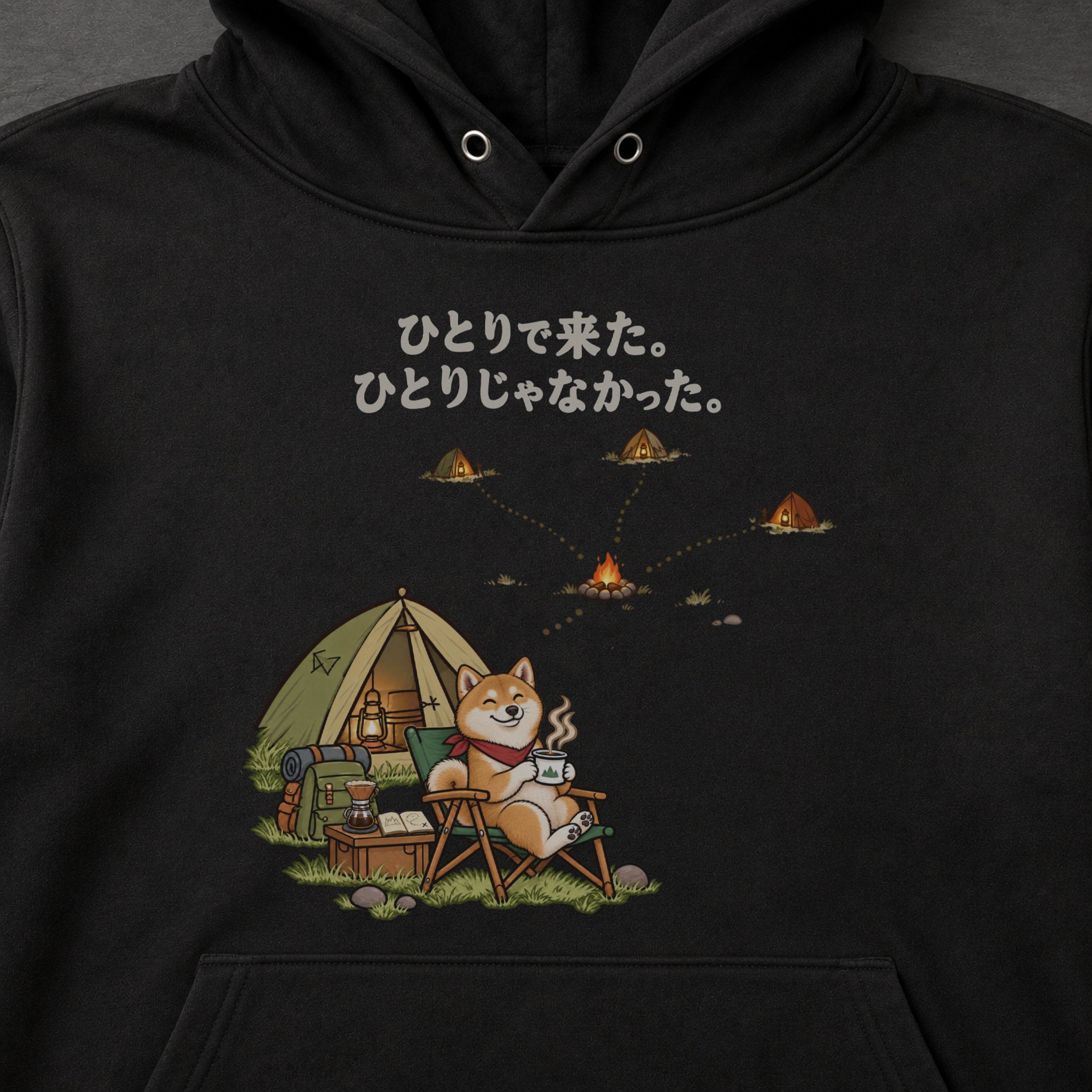 Shiba Inu Solo Camp 柴犬「ひとりで来た。ひとりじゃなかった