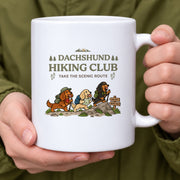 Dachshund Hiking Club ダックスフンド ハイキングクラブ マグカップ