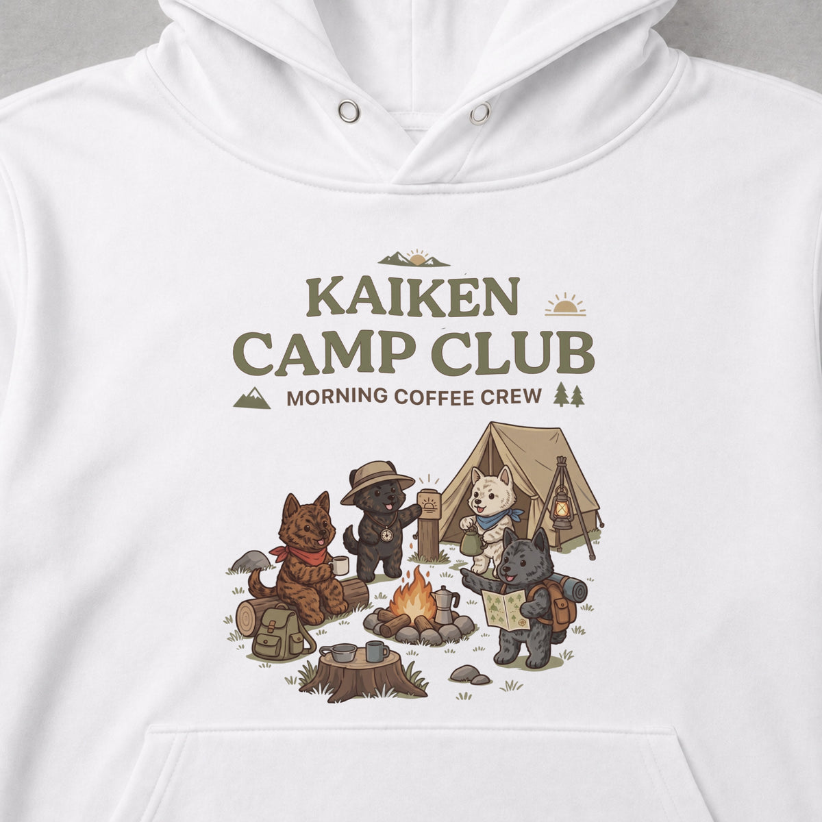 KAIKEN CAMP CLUB 甲斐犬 キャンプパーカー