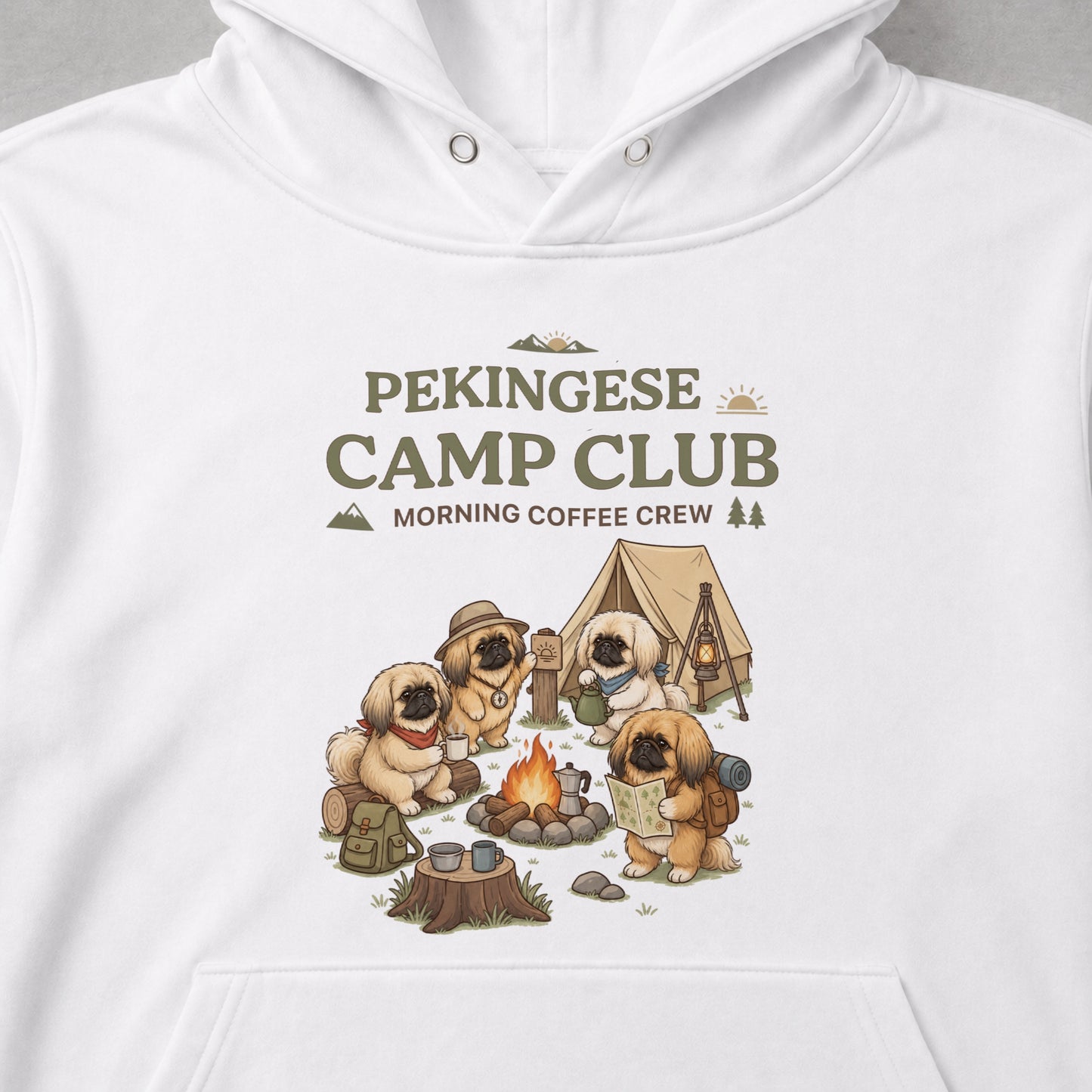 PEKINGESE CAMP CLUB ペキニーズ キャンプパーカー