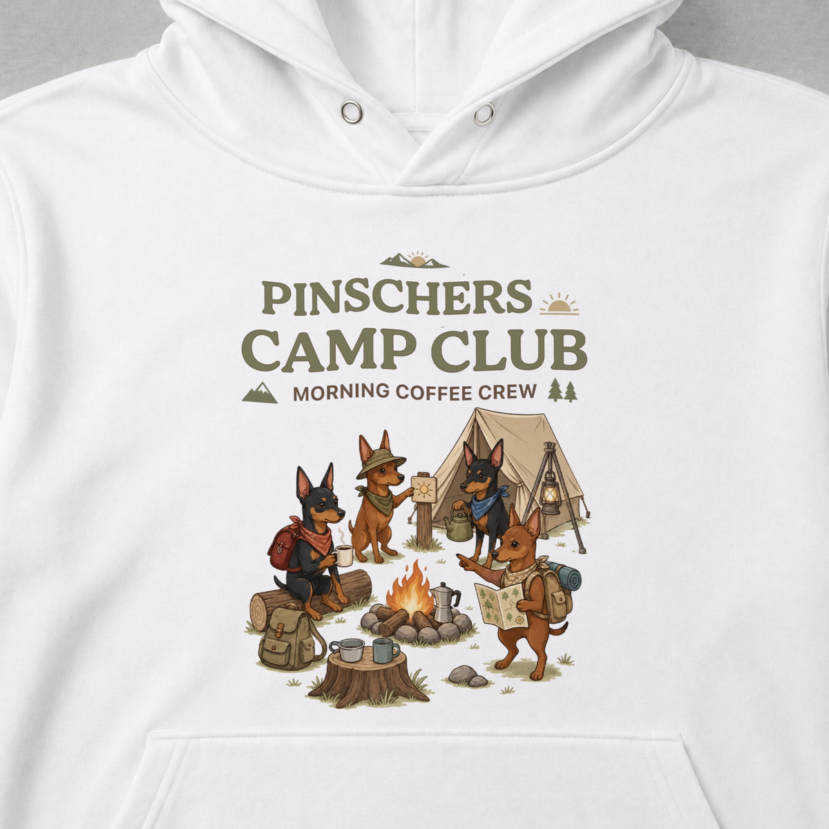 PINSCHERS CAMP CLUB ピンシャー キャンプパーカー