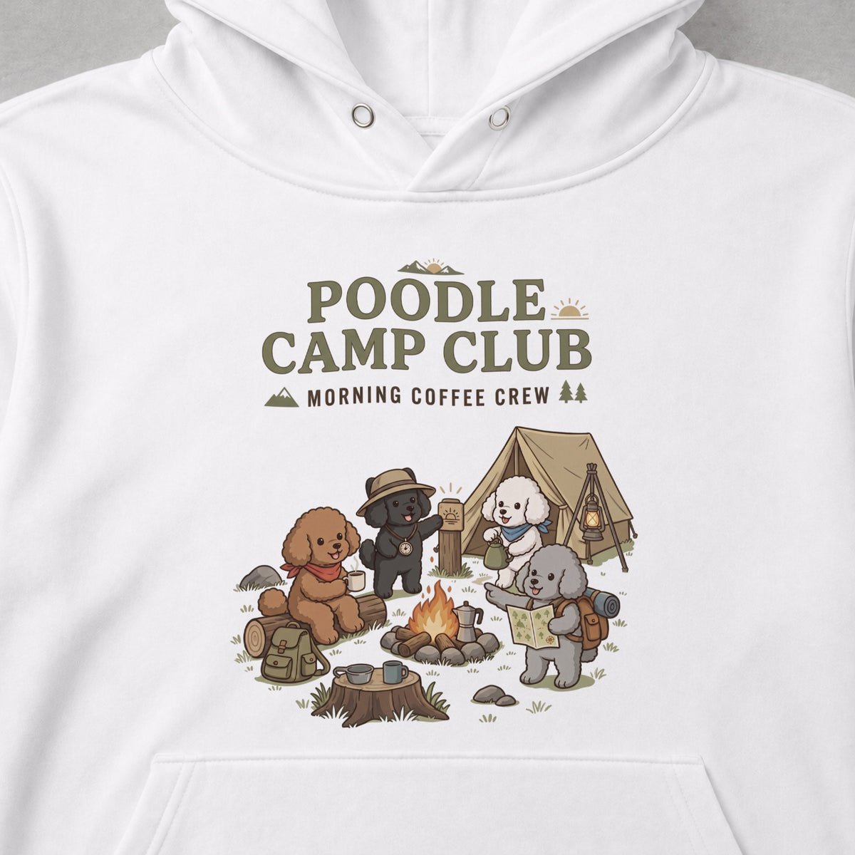 POODLE CAMP CLUB プードル キャンプパーカー