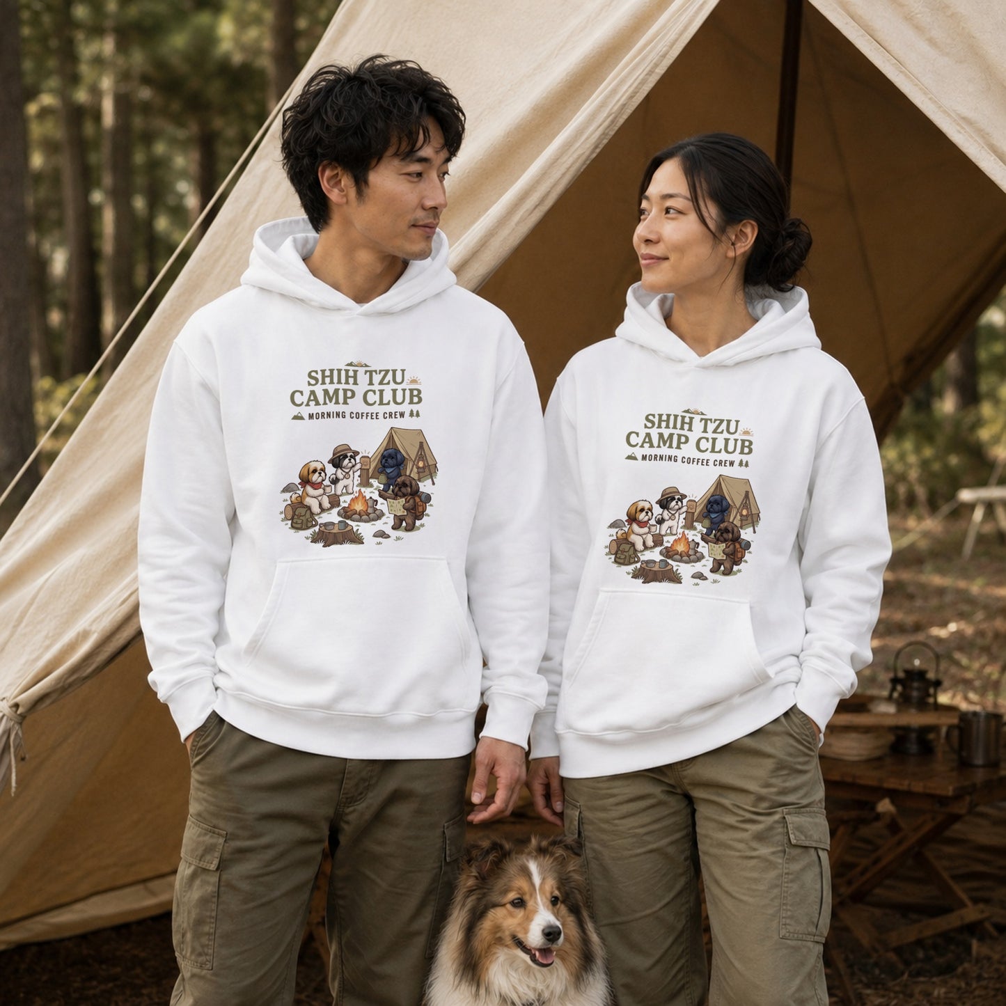 SHIH TZU CAMP CLUB シーズー キャンプパーカー