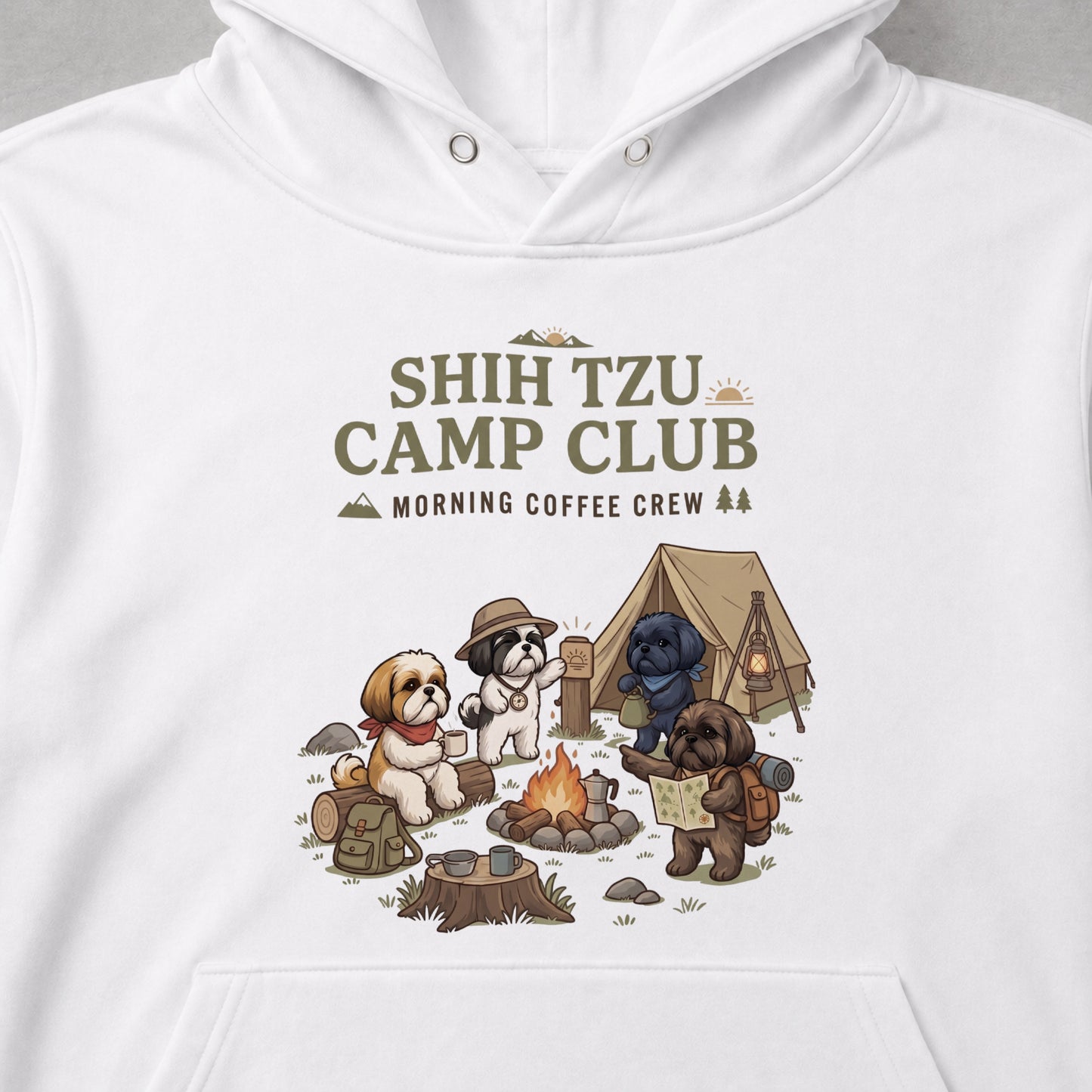 SHIH TZU CAMP CLUB シーズー キャンプパーカー