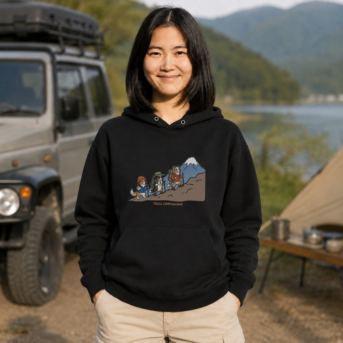 TRAIL COMPANIONS 登山犬パーカー