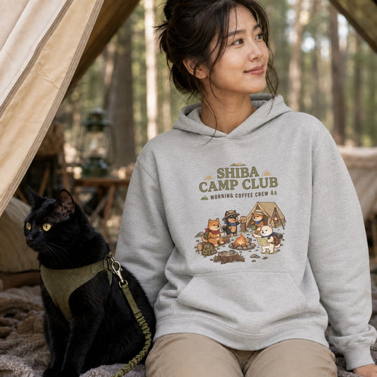 SHIBA CAMP CLUB 柴犬 キャンプパーカー