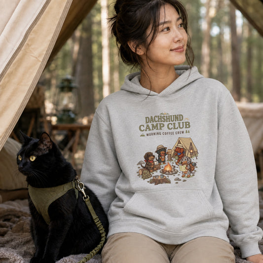 DACHSHUND CAMP CLUB ダックスフンド キャンプパーカー